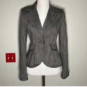 White House Black Market Charcoal Blazer